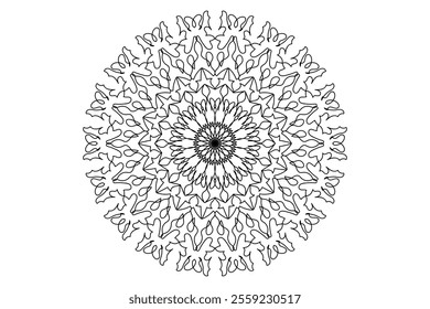 Mandala Design with Beautiful Work