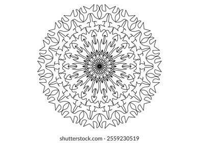 Mandala Design with Beautiful Work