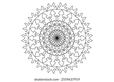 Mandala Design with Beautiful Work
