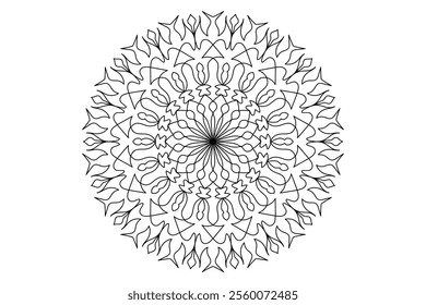 Mandala Design with Beautiful Work