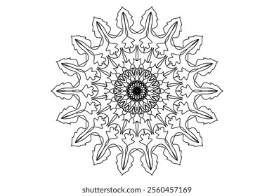 Mandala Design with Beautiful Work
