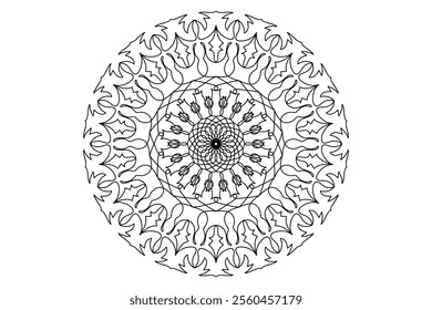 Mandala Design with Beautiful Work
