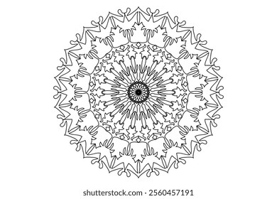 Mandala Design with Beautiful Work