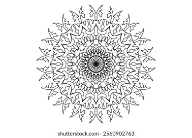 Mandala Design with Beautiful Work