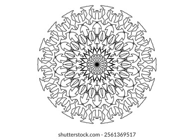 Mandala Design with Beautiful Work