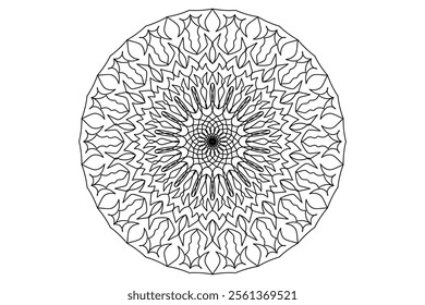 Mandala Design with Beautiful Work
