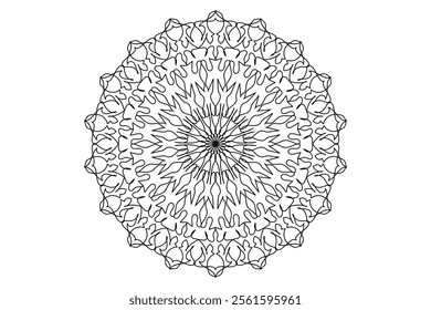 Mandala Design with Beautiful Work
