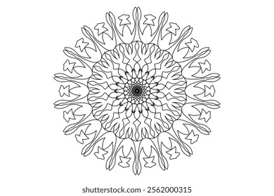 Mandala Design with Beautiful Work