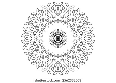 Mandala Design with Beautiful Work