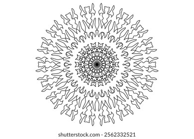 Mandala Design with Beautiful Work