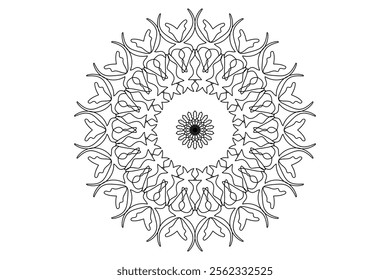 Mandala Design with Beautiful Work