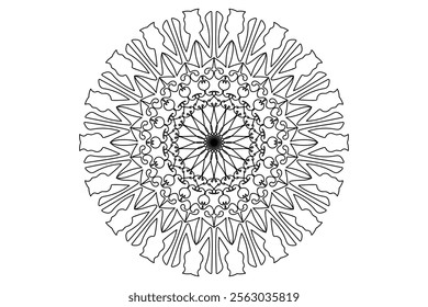 Mandala Design with Beautiful Work