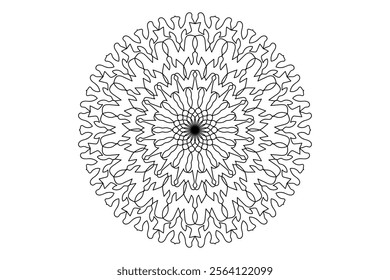 Mandala Design with Beautiful Work