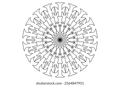 Mandala Design with Beautiful Work
