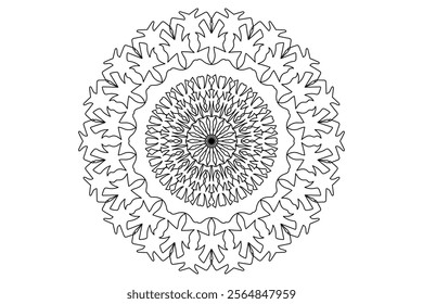 Mandala Design with Beautiful Work