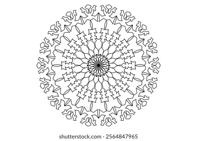 Mandala Design with Beautiful Work