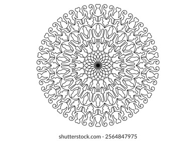 Mandala Design with Beautiful Work