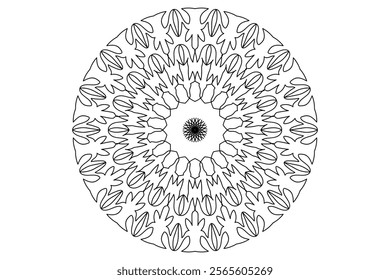 Mandala Design with Beautiful Work