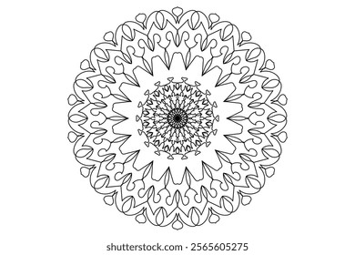 Mandala Design with Beautiful Work