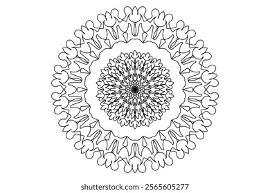 Mandala Design with Beautiful Work