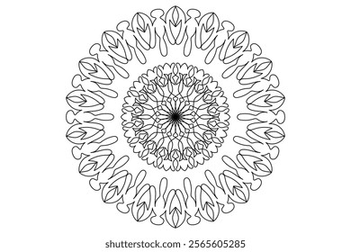 Mandala Design with Beautiful Work