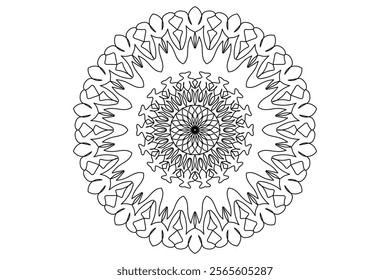 Mandala Design with Beautiful Work