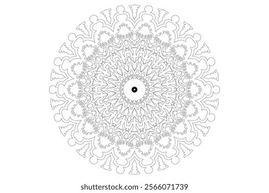 Mandala Design with Beautiful Work