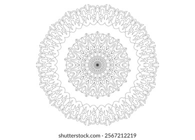 Mandala Design with Beautiful Work 