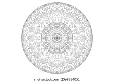 Mandala Design with Beautiful Work