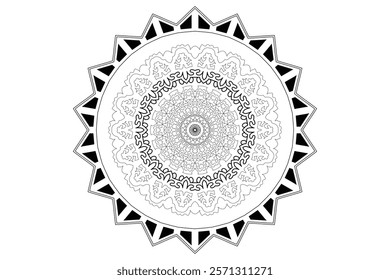 Mandala Design with Beautiful Work