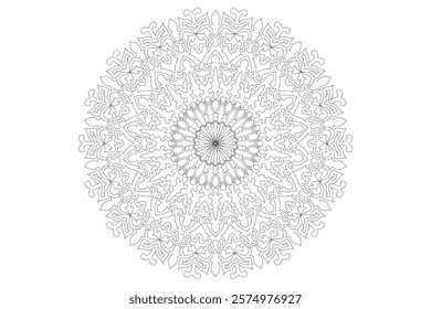 Mandala Design with Beautiful Work