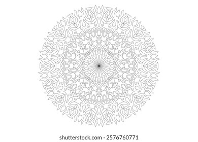 Mandala Design with Beautiful Work