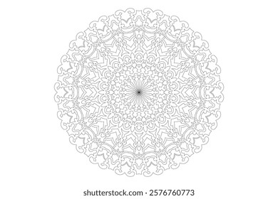 Mandala Design with Beautiful Work