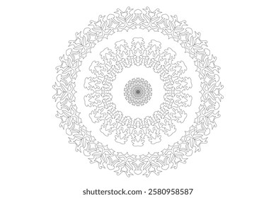 Mandala Design with Beautiful Work