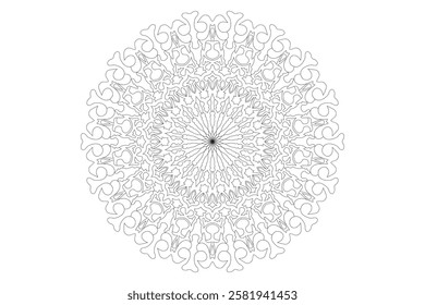 Mandala Design with Beautiful Work
