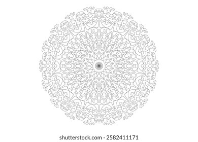 Mandala Design with Beautiful Work