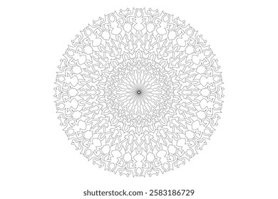 Mandala Design with Beautiful Work