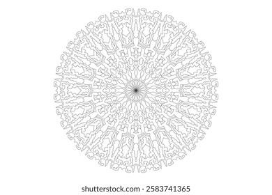 Mandala Design with Beautiful Work