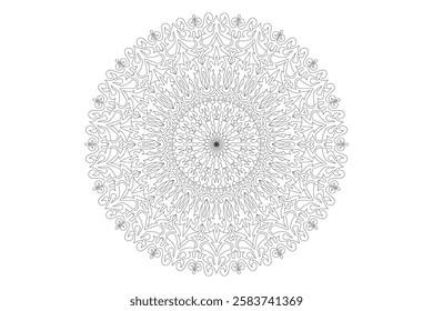 Mandala Design with Beautiful Work