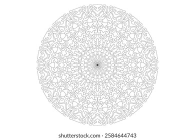 Mandala Design with Beautiful Work