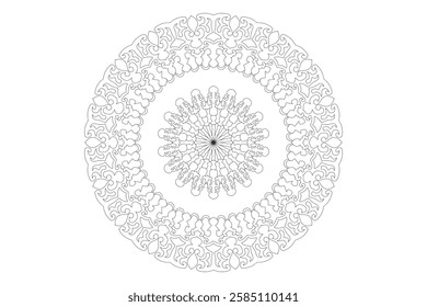 Mandala Design with Beautiful Work