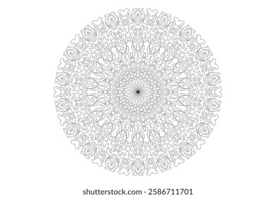 Mandala Design with Beautiful Work