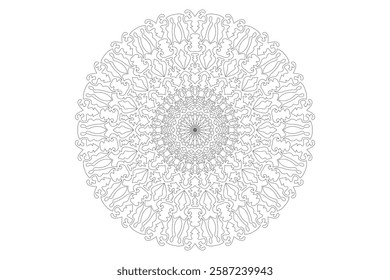 Mandala Design with Beautiful Work