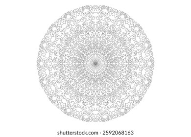 Mandala Design with Beautiful Work