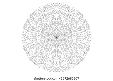 Mandala Design with Beautiful work