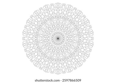 Mandala Design with Beautiful Work