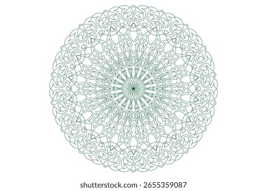 Design Mandala com Trabalho Bonito