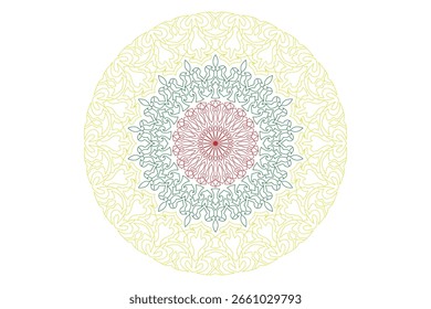 Mandala Design with Beautiful Work