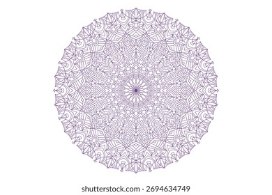Diseño de mandala con hermoso trabajo
