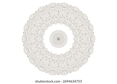 Mandala Design with Beautiful Work